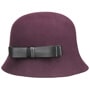 Lianda Cloche Wool Felt Hat by Lierys plum