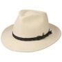 Barnell White Bogart Wool Felt Hat by Lierys cream white