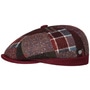 Carlento Patchwork Flat Cap by Lierys red