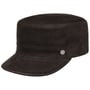 Cubano Leather Army Cap by Lierys dark brown