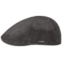 Texas Goat Suede Flat Cap by Stetson anthracite