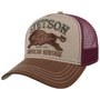The Plains Trucker Cap by Stetson bordeaux
