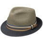 Licano Toyo Trilby Straw Hat by Stetson navy