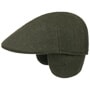 Flat Cap with Ear Flaps by Lodenhut Manufaktur olive