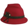 Dirndl Hat by Lodenhut Manufaktur red