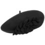 Agris Flower Wool Basque Beret by Lierys black