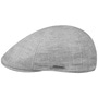 Texas Just Linen Flat Cap by Stetson grey-mottled
