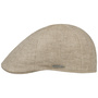 Texas Just Linen Flat Cap by Stetson beige-mottled
