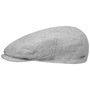 Just Linen Flat Cap by Stetson light grey