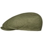 Just Linen Flat Cap by Stetson olive-mottled