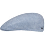 Just Linen Flat Cap by Stetson light blue