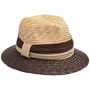 Karla Twotone Straw Hat by McBURN nature-brown