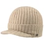 Cashmere Beanie with Peak by Lierys beige