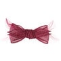 Alicia Hair Clip with Feathers by Seeberger raspberry