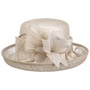 Galima Sinamay Hat with Feathers by McBURN beige