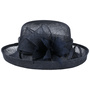 Galima Sinamay Hat with Feathers by McBURN navy