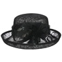 Galima Sinamay Hat with Feathers by McBURN black