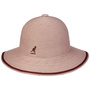 Tropic Wide Brim Stripe Cloth Hat by Kangol rose