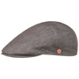 Sidney Linen Flat Cap by Mayser brown