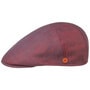 Sidney Linen Flat Cap by Mayser red