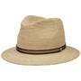 Packable Crochet Straw Hat by Borsalino nature-brown