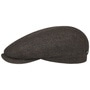 Chester Wool Silk Cashmere Flat Cap by Stetson brown