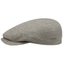 Taleco Wool Flat Cap with Linen by Stetson grey-beige