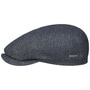 Taleco Wool Flat Cap with Linen by Stetson blue-grey