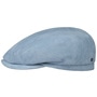 Goat Suede Flat Cap by Stetson light blue