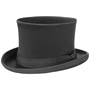 Satin Top Hat by Lierys black
