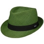 Jaston Trilby Panama Hat by Lipodo dark green