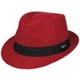 Jaston Trilby Panama Hat by Lipodo red