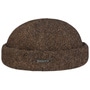 Lavoy Herringbone Wool Docker Hat by Stetson brown