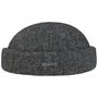 Lavoy Herringbone Wool Docker Hat by Stetson grey-black