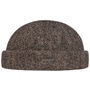 Lavoy Herringbone Wool Docker Hat by Stetson dark beige