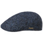 Texas Donegal Wool Flat Cap by Stetson navy