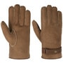 Deerskin Lambswool Gloves by Stetson brown