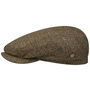 Crimson Wool Herringbone Flat Cap by Lierys beige-brown