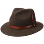 Manton Traveller Wool Felt Hat by Stetson brown
