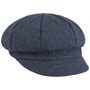 Shetland Wool Newsboy Cap by Lierys blue