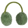 One Colour Faux Fur Ear Warmers by McBURN green