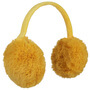 One Colour Faux Fur Ear Warmers by McBURN yellow