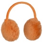 One Colour Faux Fur Ear Warmers by McBURN orange
