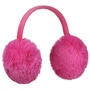 One Colour Faux Fur Ear Warmers by McBURN pink