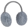 One Colour Faux Fur Ear Warmers by McBURN light blue