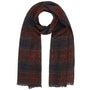 Minetta Checked Scarf bordeaux