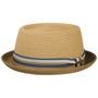 Licano Toyo Pork Pie Straw Hat by Stetson brown