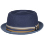 Licano Toyo Pork Pie Straw Hat by Stetson blue