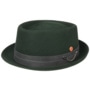 Gareth Soft Pork Pie Wool Hat by Mayser dark green
