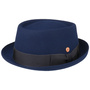 Gareth Soft Wool Pork Pie Hat by Mayser blue
